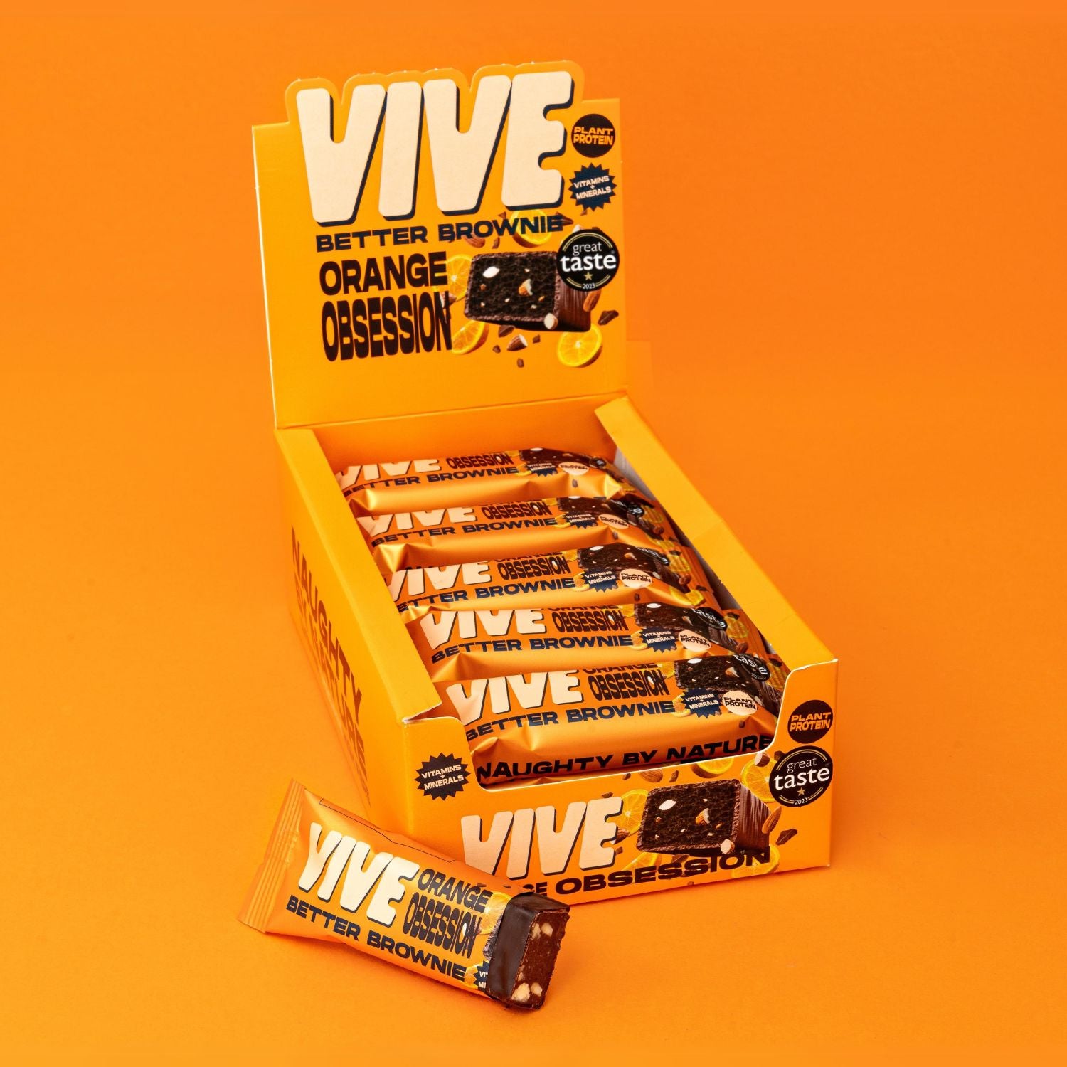 Better Brownies Indulgent taste, with plant protein and vitamins